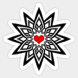 Heart star Sticker